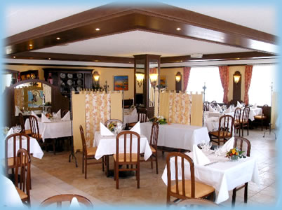 restaurant le cheval blanc village-neuf, salle